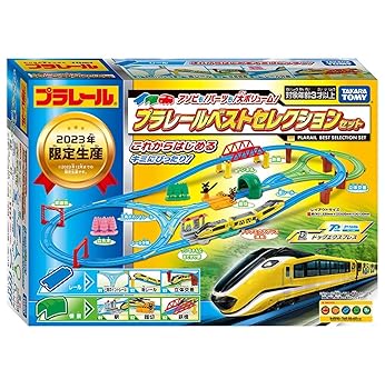 【中古】タカラトミー(TAKARA TOMY) 『 プラレール アソビも! 部分品も! 大音の大きさ! プラレール より良い選りぬき書き割り 』市街電車 鉄道車両 手あそび 3歳