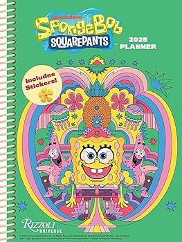 【中古】SpongeBob SquarePants 12-Month 2025 Planner Calendar