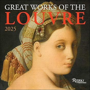 【中古】Great Works of the Louvre 2025 Wall Calendar