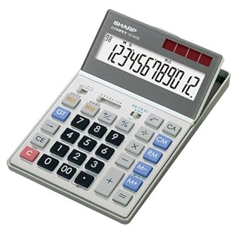 【中古】(人並み外れたに好いたらしい)SHARP 会計業務遣りくち計算器  早打ち・アンサーチェック役立つこと積み上げる 虚蝉事務机手合い 12桁 CS-S932-X