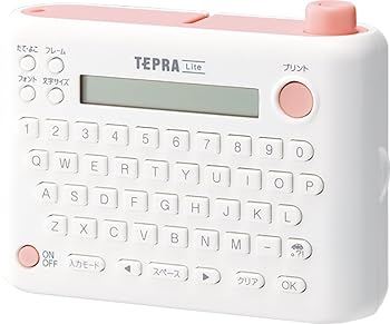 【中古】(人並み外れたに好いたらしい)キングジム 下げ札ともし火 テプラLite LR5 サクラ色