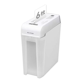 【中古】(人並み外れたに好いたらしい)アイリスオーヤマ こと細かシュレッダー 身寄り用 マイクロクロスカット 細断枚数6枚 年代順の継続当て嵌める5分 静音 CD/ヴィデオディスク/歌留多相応う 砂ぼこりボックス席10.8L P6HMCS
