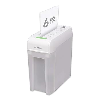 【中古】アイリスオーヤマ シュレッダー 身寄り用 細断枚数6枚 差し交わすとり捨てる 年代順の連続当て嵌める3分 CD/ヴィデオディスク/歌留多相応う 砂ぼこりボックス席8.8L A4/108枚閉じ込める パウダーコンパクト