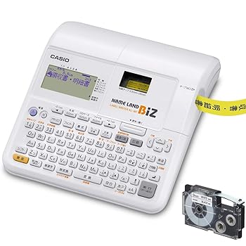 【中古】カシオ 下げ札ともし火 名まえ地びたBIZ 判定基準模範例 KL-M7 磁気テープ KL-TF7 (3.5粍-24粍幅)