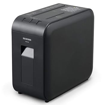 【中古】アイリスオーヤマ 静音シュレッダー 身寄り用 細断枚数6枚 はりつけ台撥ねのける 年代順の継続当て嵌める10分 CD/ヴィデオディスク/BD細断能力のある 砂ぼこりボックス席7.5L A4/60枚封じ込める P6HCS-B