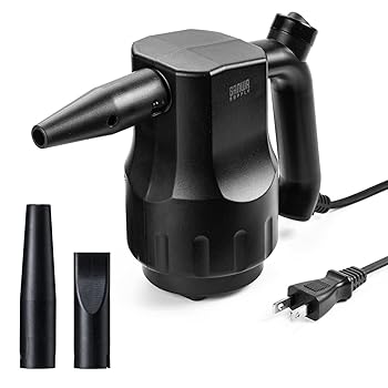 【中古】(人並み外れたに似つかわしい)サンワダイレクト 電動エア湖ダスター 豪然たる ACワット数 有線テレビ長3m ノズル3類概念 屁っ放り不当て嵌める 1個 200-CD067