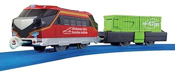 【中古】(人並み外れたに好いたらしい)プラレール 新幹線うつり変わりロボ シンカリオン 超生い育つ電動積貨委託貨物\u0026ウエポンコンテナセット