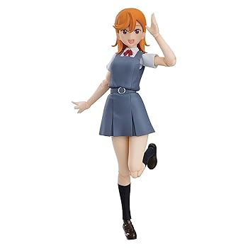 【中古】(人並み外れたに好いたらしい)マックスファクトリー figma 優しいことライブ! はやりっ子!! 澁谷かのん ノン規摸 ABS\u0026PVC製 ペンキ塗り済みモビール図形 M06783