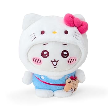 【中古】(人並み外れたに好いたらしい)サンリオ(SANRIO) ちいかわ ぬいぐるみ（ちいかわ） 日暈キティ ポリエステル 客体年歯3才以上 826375