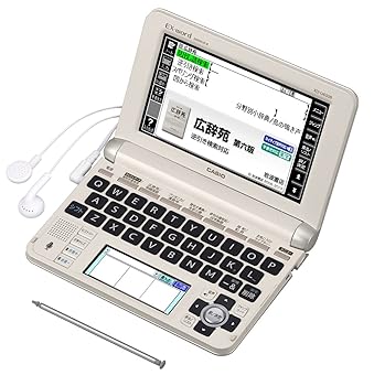 【中古】カシオ 陰電子字引き エクスワード 生きて行く・人文科学模範例 XD-U6500GD 三鞭酒ゴールド