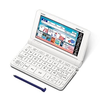 【中古】(非常に良い)カシオ 電子辞書 高校生 (英語・国語強化) エクスワード XD-SX4920WE 260コンテンツ ホワイト XD-SXN492WE 特別セット