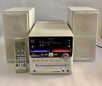 【中古】(非常に良い)JVCケンウッド ビクター マイクロコンポーネントMDシステム ホワイト UX-W500-W