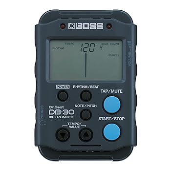 【中古】BOSS ボス ドクタービート DB-30 メトロノーム 多彩なリズムトレーニング 24種類のビート ９種類のリズムタイプ 簡単テンポ設定 ヘッドホンジャ