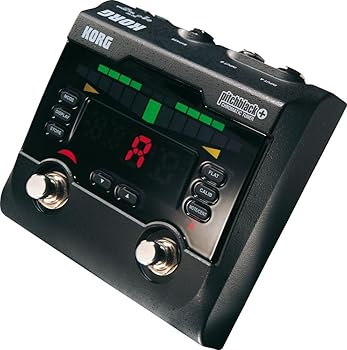 【中古】KORG コルグ トゥルー・バイパス仕様 ギター・ベース 2本同時接続可能 ペダル・チューナー pitchblack+ PB-02