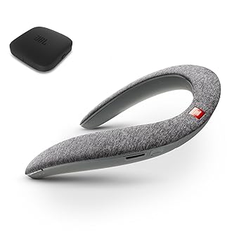 【中古】JBL SoundGear BTA ウェアラブルネックスピーカー ワイヤレスオーディオトランスミッター付き Bluetooth/apt-X対応/31mm径スピーカー4基搭載 グ|GoodLifeStore