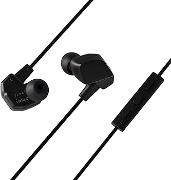【中古】(人並み外れたに似つかわしい)final VR3000 for Gaming Matte Black・有線ゲーミング イヤホン・バイノーラル3Dサラウンド・マイクロホン付き添い人 【競り合い/VR/バイノーラル/ASMR / 360