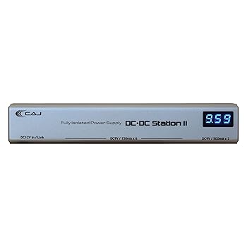 【中古】CUSTOM AUDIO JAPAN カスタムオーディオジャパン エフェクター用パワーサプライ DC/DC Station II (アダプター、DCケーブル付き)