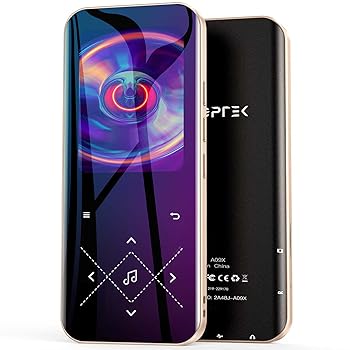 【中古】(非常に良い)AGPTEK MP3プレーヤー Bluetooth5.3 内蔵32GB 大容量 2.4インチ大画面 金属フレーム オシャレ ロスレス音質 48H音楽再生時間 音楽プレーヤー ダ