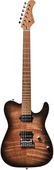 【中古】(人並み外れたに似つかわしい)BACCHUS バッカス TAC24 FMH-RSM/M N-BK-B 電気ギターギター