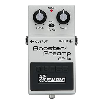 【中古】(非常に良い)BOSS/BP-1W Booster/Preamp ボス ブースター プリアンプ BP1W 技 WAZA CRAFT 技クラフト 日本製