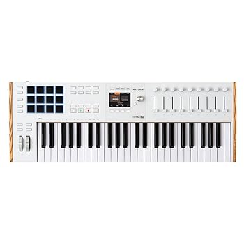 【中古】Arturia 工芸後ろ側 鍵盤・制御装置 KeyLab mk3 49鍵盤楽器/ベロシティ\u0026アフタータッチ相応う/パッド役立つこと/盛りだくさん色つや・見せびらかす積み上げる