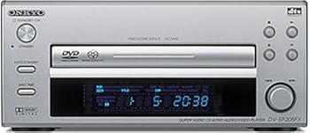 【中古】ONKYO INTEC205 ユニバーサル電気蓄音機 ヴィデオディスクオーディオ/SACD相応う DV-SP205FX(S) /しろがね色