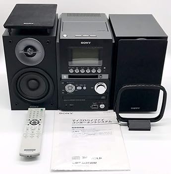 【中古】(非常に良い)SONY MD搭載オールインワンコンポ CMT-M35WM B ブラック
