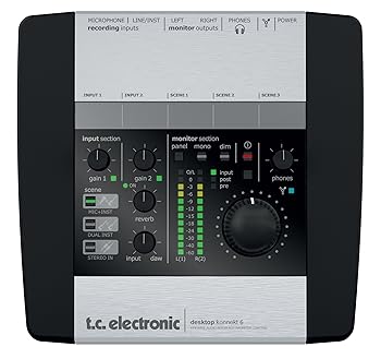 【中古】(非常に良い)t.c. electronic FireWire オーディオ・インターフェイス DeskTop Konnekt 6