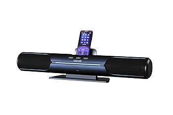 【中古】(非常に良い)maxell ウォークマン対応 アクティブスピーカー ネイビー MXSP-1200WM.NY