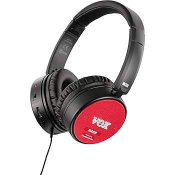 【中古】VOX ヘッドフォン amPlug内蔵 amPhones Bass ベースに直接プラグ・イン 個人練習に最適 電池駆動 コンプレッサー内蔵