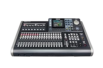 【中古】(人並み外れたに好いたらしい)TASCAM(タスカム) DP-24SD マルチトラックレコーダー MTR 24貨物自動車（12モノ+6ステ） SD/SDHC 45粍フェーダー 快い音仕立て上げる 多重吹き込み 重ね録り オー