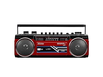 【中古】SANSUI Bluetooth搭載ラジカセ【USB/SDカードMP3再生対応】 SCR-B2【RD】
