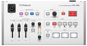 【中古】(人並み外れたに好いたらしい)Roland ローランド AVストリーミングミキサー VR-1固定ディスク ライブ配達用ビデオスイッチャー 力くらべ実況/演習/YouTubeライブ