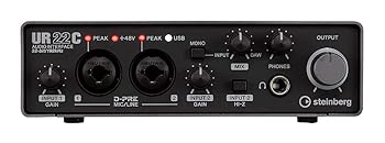 【中古】(非常に良い)STEINBERG (スタインバーグ) オーディオインターフェイスUSB3.0(Type-C)対応2in2outCubase AI UR22C オーディオインターフェイス 32bit/192kHz