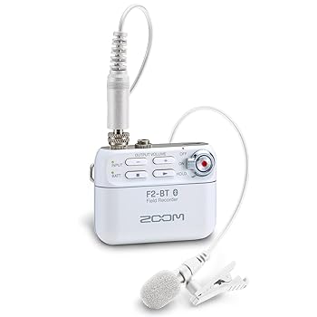 【中古】ZOOM ズーム F2-BT/W フィールドレコーダー 白 ホワイト超小型 32グラム ウェアラブル 32bitフロートBluetooth?内蔵モデル 結婚式ウェディング|GoodLifeStore