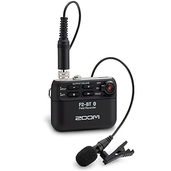 【中古】ZOOM ズーム F2-BT/Bフィールドレコーダー ブラック 黒 超小型軽量ウェアラブルレコーダー 32グラム 32bitフロートBluetooth?内蔵モデル 録音