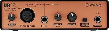 【中古】Steinberg スタインバーグ USB オーディオ界面 UR12 Black \u0026 Copper Model UR12B