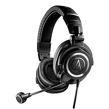 【中古】(非常に良い)オーディオテクニカ ATH-M50xSTS-USB ヘッドセット USB 有線 ストリーマー コンテンツクリエイター ゲーム実況 配信 ポッドキャスト Windows MAC