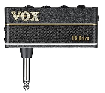 【中古】(非常に良い)VOX ヘッドフォン ギターアンプ amPlug 3 UK Drive ケーブル不要 ギターに直接プラグ・イン 自宅練習に最適 電池駆動 エフェクト内蔵 100Wスタッ