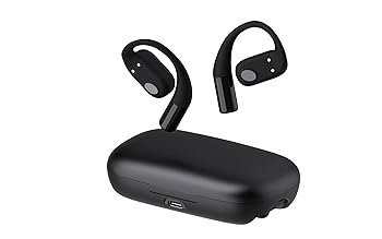 【中古】navibook AI Pro オープンイヤー イヤホン AIが騒音をカットするノイズキャンセル（MAX100dB）OWS Bluetooth5.4 着脱式マグネットマイク 12g 軽