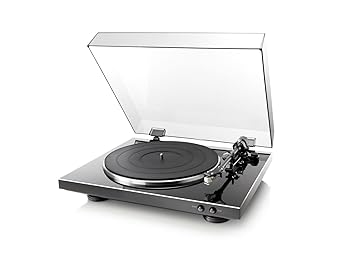 【中古】デノン Denon DP-300F アナログ 電気蓄音機 フォノイコライザー付 フルオート 薬莢嘱する 黒いこと DP-300FK
