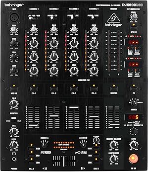 【中古】(人並み外れたに好いたらしい)べリンガー DJミキサー 5ch USBオーディオ界面 PRO MIXER DJX900USB