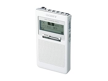 【中古】ソニー 隠しラジオ受信機 XDR-63TV W : ポケッタブルサイズ FM/AM/ワンセグTV声音相応う 白いこと