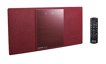 【中古】パナソニック ミニコンポ Bluetooth対応 レッド SC-HC400-R