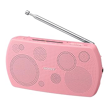 【中古】(非常に良い)ソニー ポータブルラジオ SRF-19 : ワイドFM対応 FM/AM ピンク SRF-19 P|GoodLifeStore