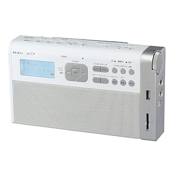 【中古】(非常に良い)東芝(TOSHIBA) ワイドFM/AMラジオ(ホワイト)TOSHIBA TY-RHR1-W|GoodLifeStore