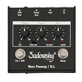【中古】(非常に良い)ベース用プリアンプ/EQ/DIエフェクトペダル SAC PED SBP 1 V2
