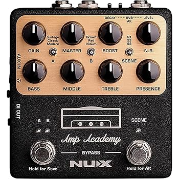 【中古】(人並み外れたに好いたらしい)ニューエックス NUX/Amp Academy World-class Stompbox Amp Modeler アンプモデラー オーディオ-TV・オーディオ・カメラ-スピーカー