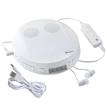 【中古】(非常に良い)東芝 ポータブルCDプレーヤー ホワイト TY-P50(W)