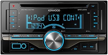 【中古】(非常に良い)KENWOOD MP3/WMA/AAC/WAV対応 デュアルサイズCD/USBレシーバー DPX-U510